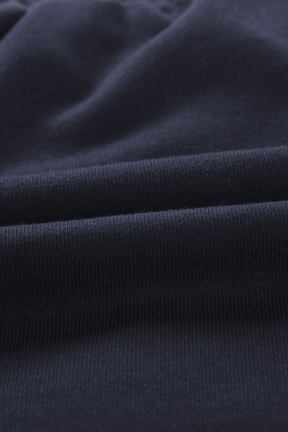 Blue tie waist cuffed lounge shorts with side pockets, perfect for summer wear.