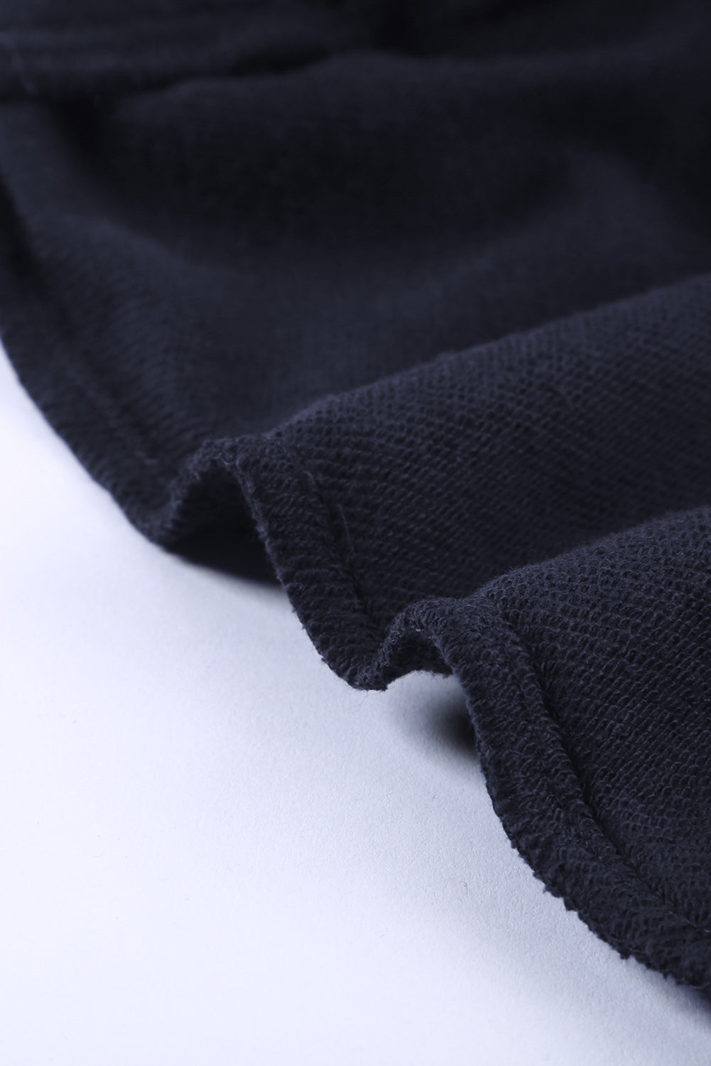 Blue tie waist cuffed lounge shorts with side pockets, perfect for summer wear.