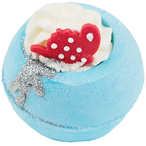 Bomb Cosmetics Mad Hatter's Tea Party Bath Blaster, colorful and whimsical bath product shaped like a tea party theme.