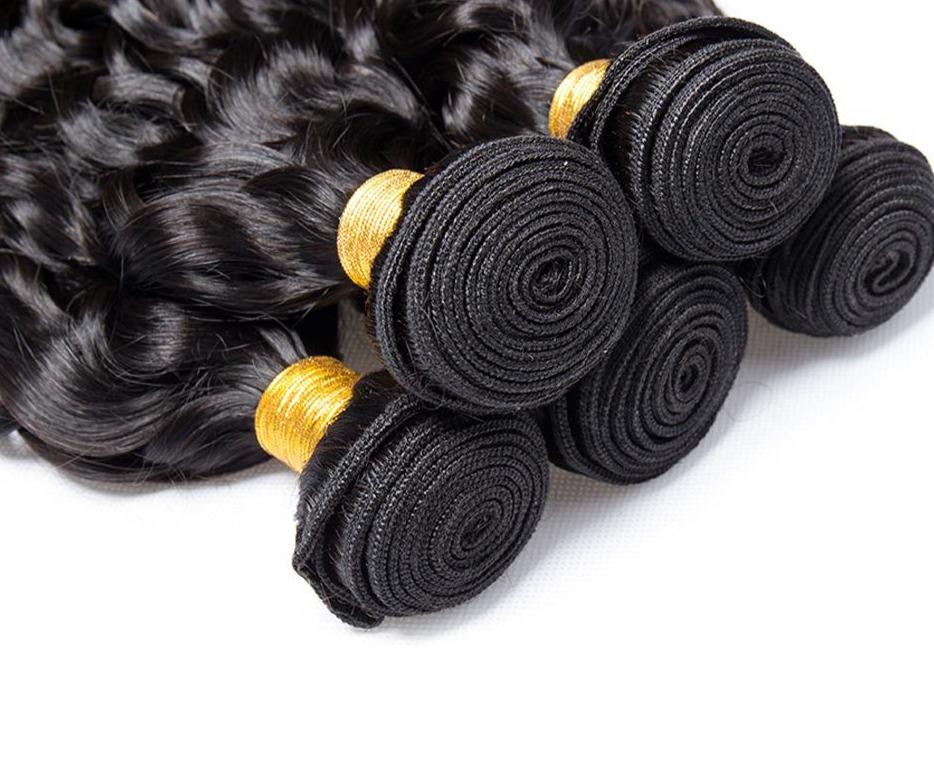 Brazilian Jerry Curl 10A Grade hair bundles with 4x4 lace closure and 13x4 lace frontal, showcasing natural curls and high-quality Swiss lace.