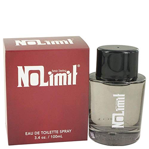British Sterling No Limit Eau de Toilette bottle showcasing its elegant design and sophisticated fragrance.