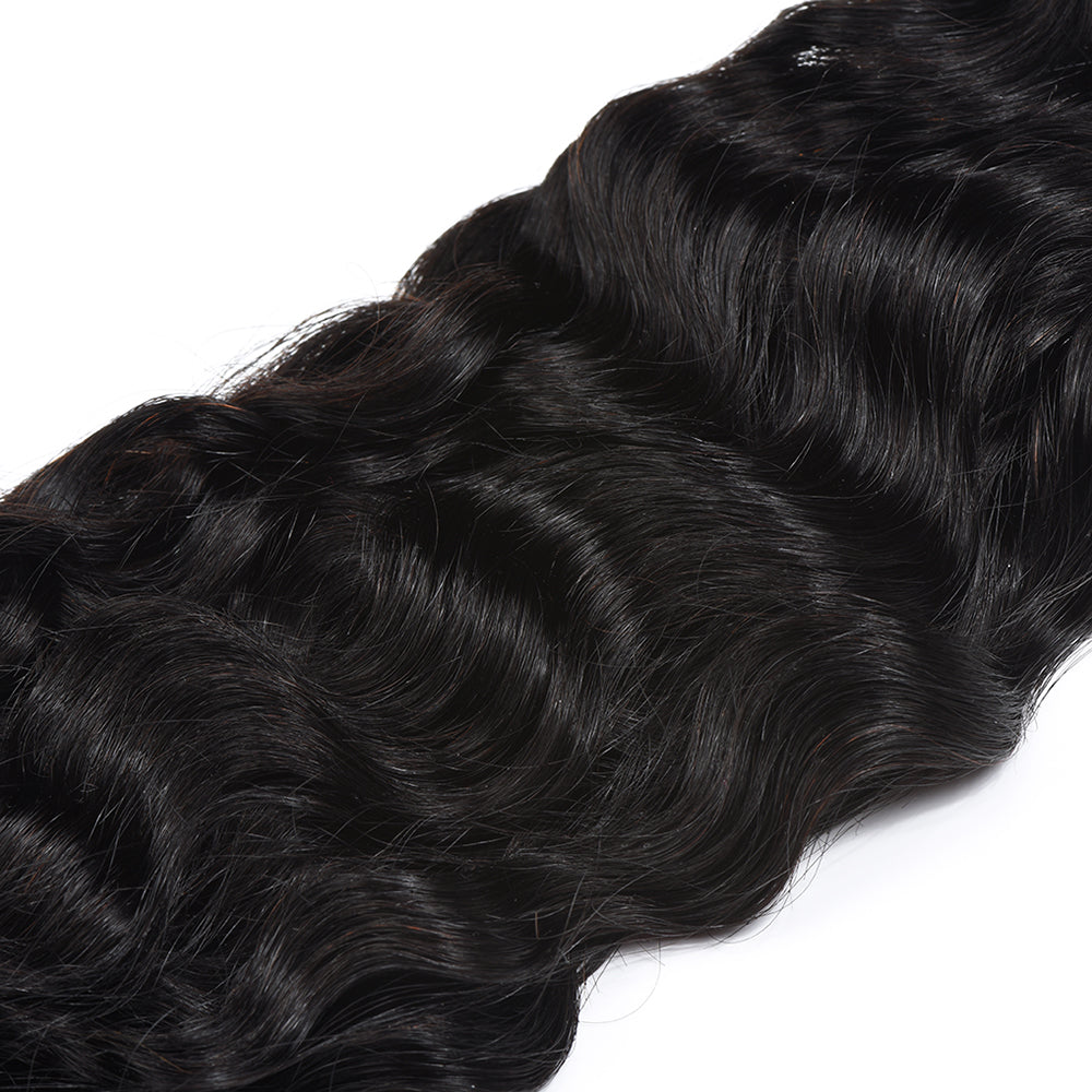 Burmese Curly Virgin Hair Bundles showcasing natural black curls, highlighting the quality and texture of the hair extensions.