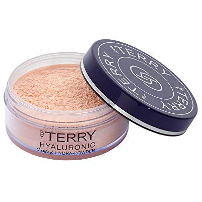 By Terry Hyaluronic Tinted Hydra-Powder in N200 Natural, showcasing its elegant packaging and fine powder texture.