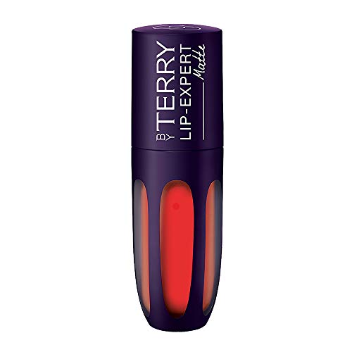 By Terry Lip Expert Matte Liquid Lipstick in shade 11 Sweet Flamenco, showcasing its vibrant color and sleek packaging.