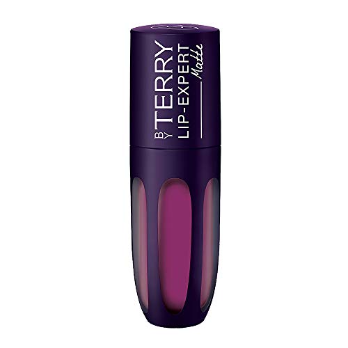 By Terry Lip Expert Matte Liquid Lipstick in shade 14 Purple Fiction, showcasing a vibrant purple color in a sleek tube.