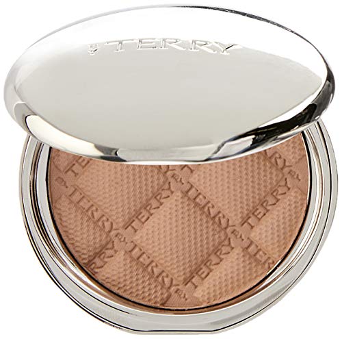 By Terry Terrybly Densiliss Compact Wrinkle Control Pressed Powder in Deep Nude shade, elegantly packaged with a mirror.