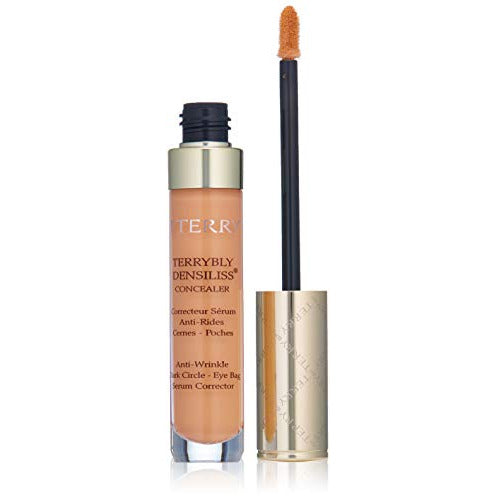 By Terry Terrybly Densiliss Concealer in 5 Desert Beige, showcasing its elegant packaging and creamy texture.