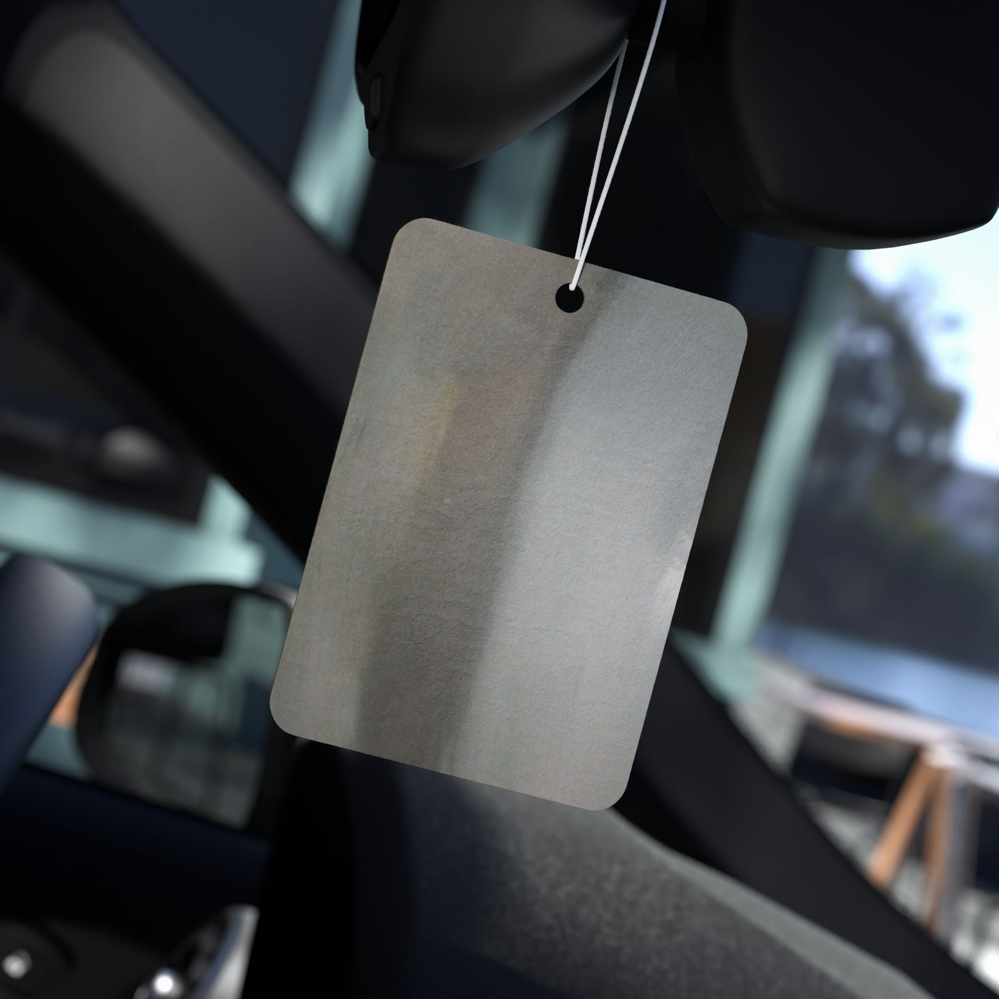 Car Air Freshener - 'The Alien' featuring a unique design and available in three scents: Pine, New Car, and Black Ice.