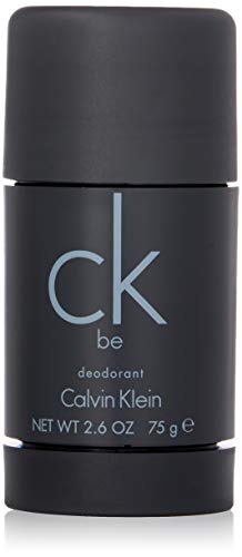 CK Be Deodorant Stick by Calvin Klein in a sleek black packaging, designed for unisex use with a refreshing scent.