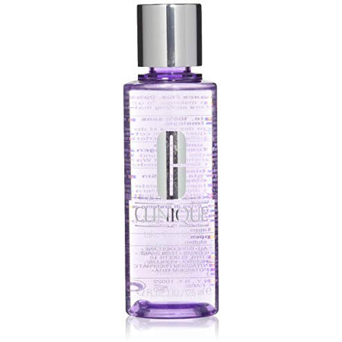 Clinique Take The Day Off Makeup Remover 125ml bottle with a sleek design, perfect for removing makeup from lids, lashes, and lips.