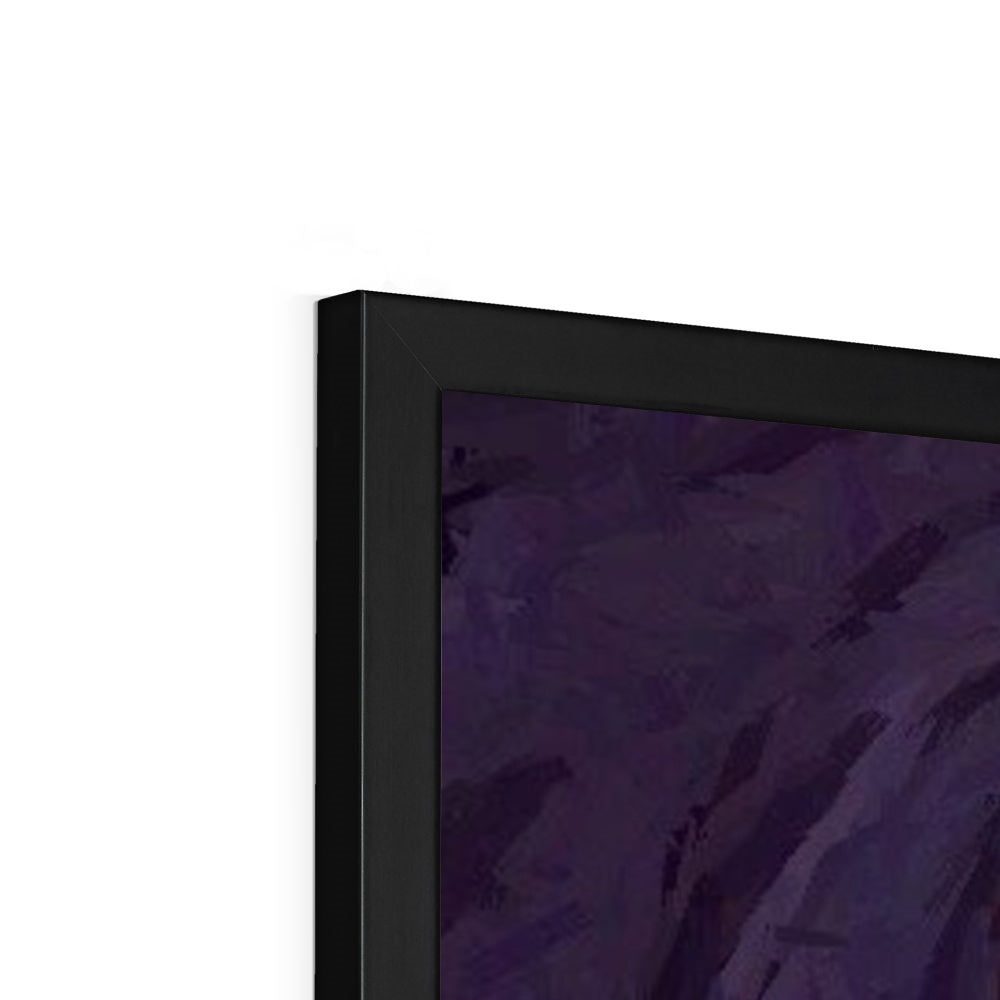 Concordia.Style Framed Print featuring a simple wooden frame with a satin finish and fine art paper.