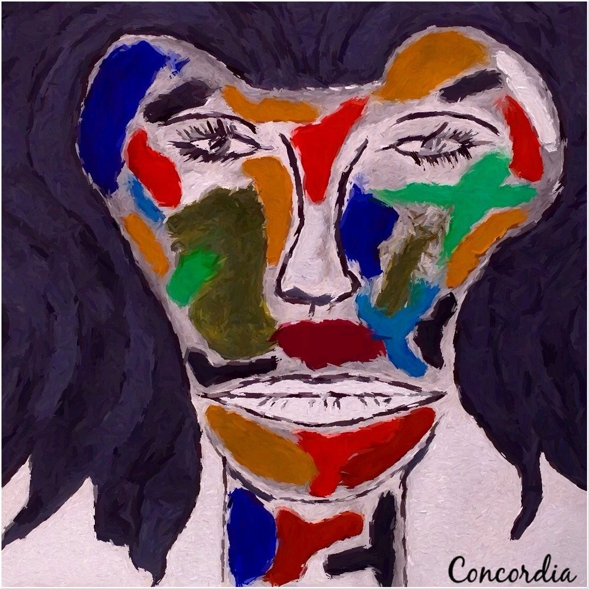 Concordia.Style Temporary Tattoo showcasing a realistic design on skin, demonstrating its vibrant colors and intricate details.