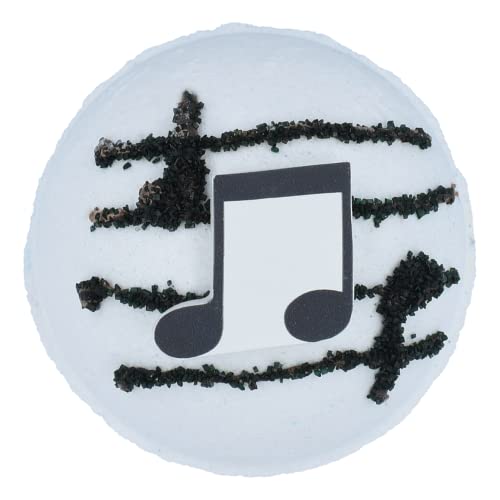 Bomb Cosmetics All That Jazz Bath Blaster in vibrant colors, showcasing its fizzy and colorful bath experience.