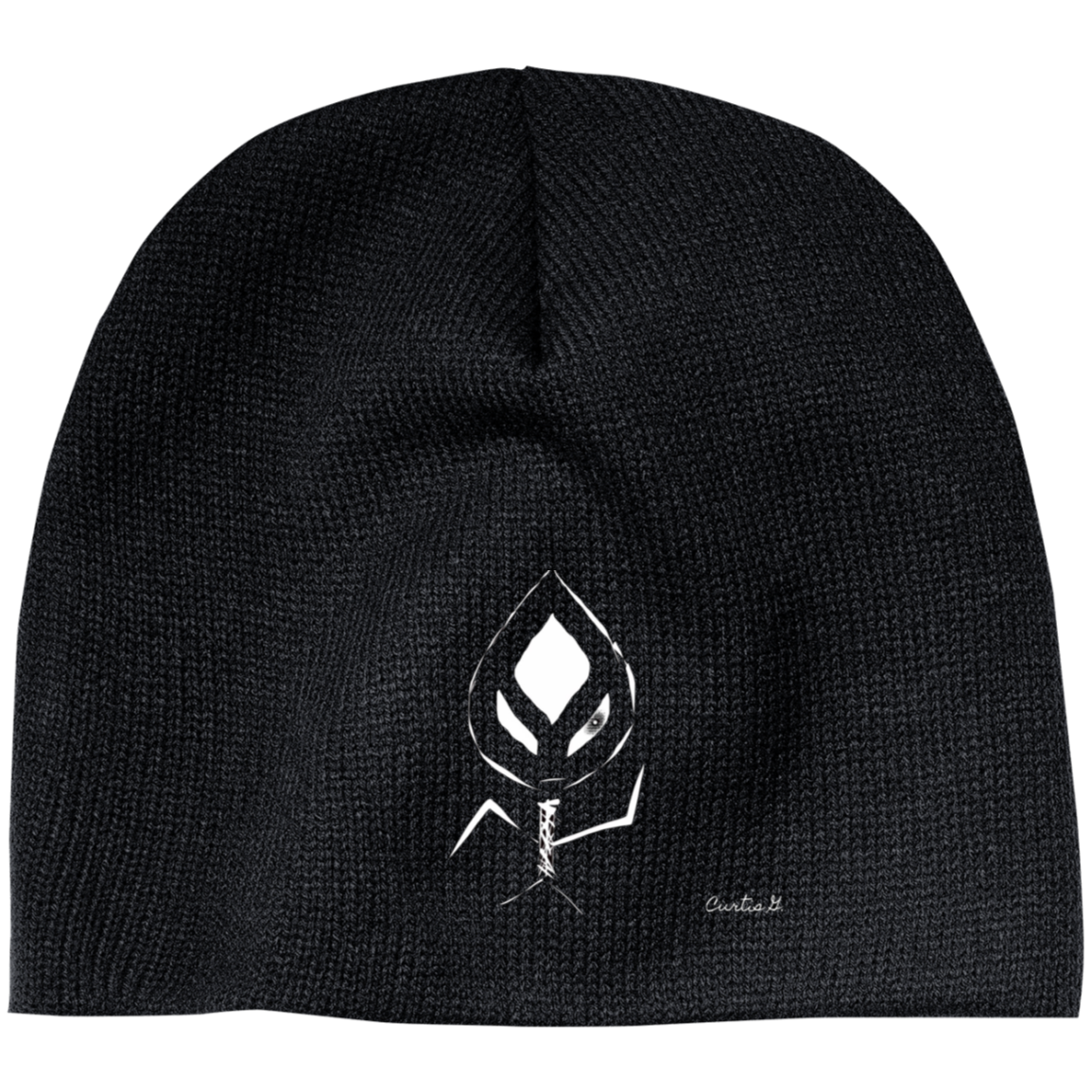 CP91 Embroidered 100% Acrylic Beanie in stylish design, showcasing its warmth and comfort.