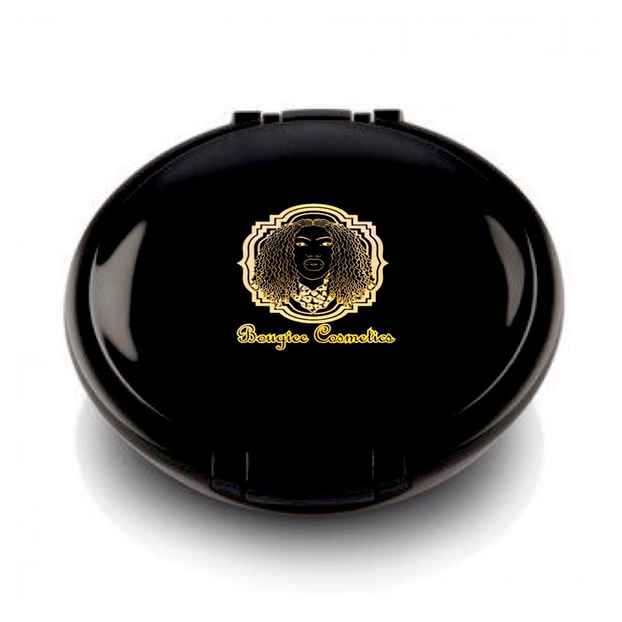 Cream to Powder Foundation CF-N1 in a sleek compact, showcasing its cool-neutral shade and creamy texture.