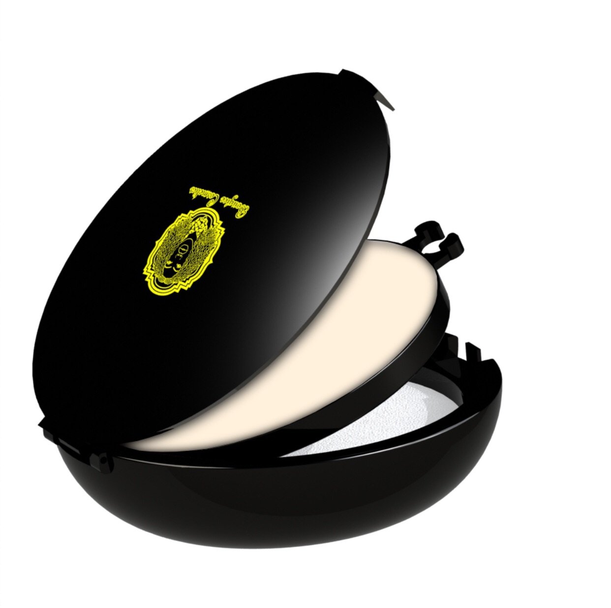 Cream to Powder Foundation CF-N1 in a sleek compact, showcasing its cool-neutral shade and creamy texture.