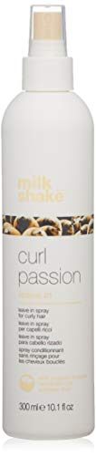 Milk_shake Curl Passion Leave In Spray bottle with a sleek design, perfect for enhancing and defining curls.