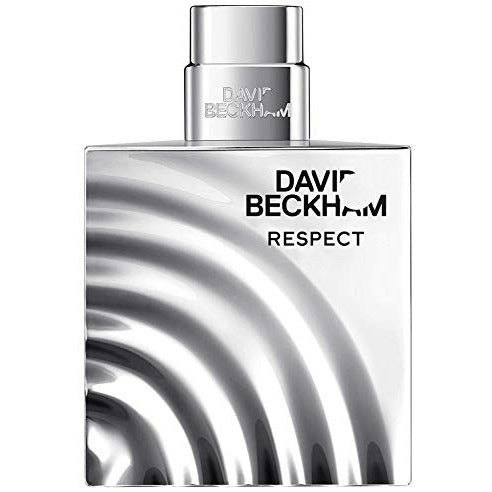 David Beckham Respect Eau de Toilette bottle with elegant design, showcasing sophistication and style.