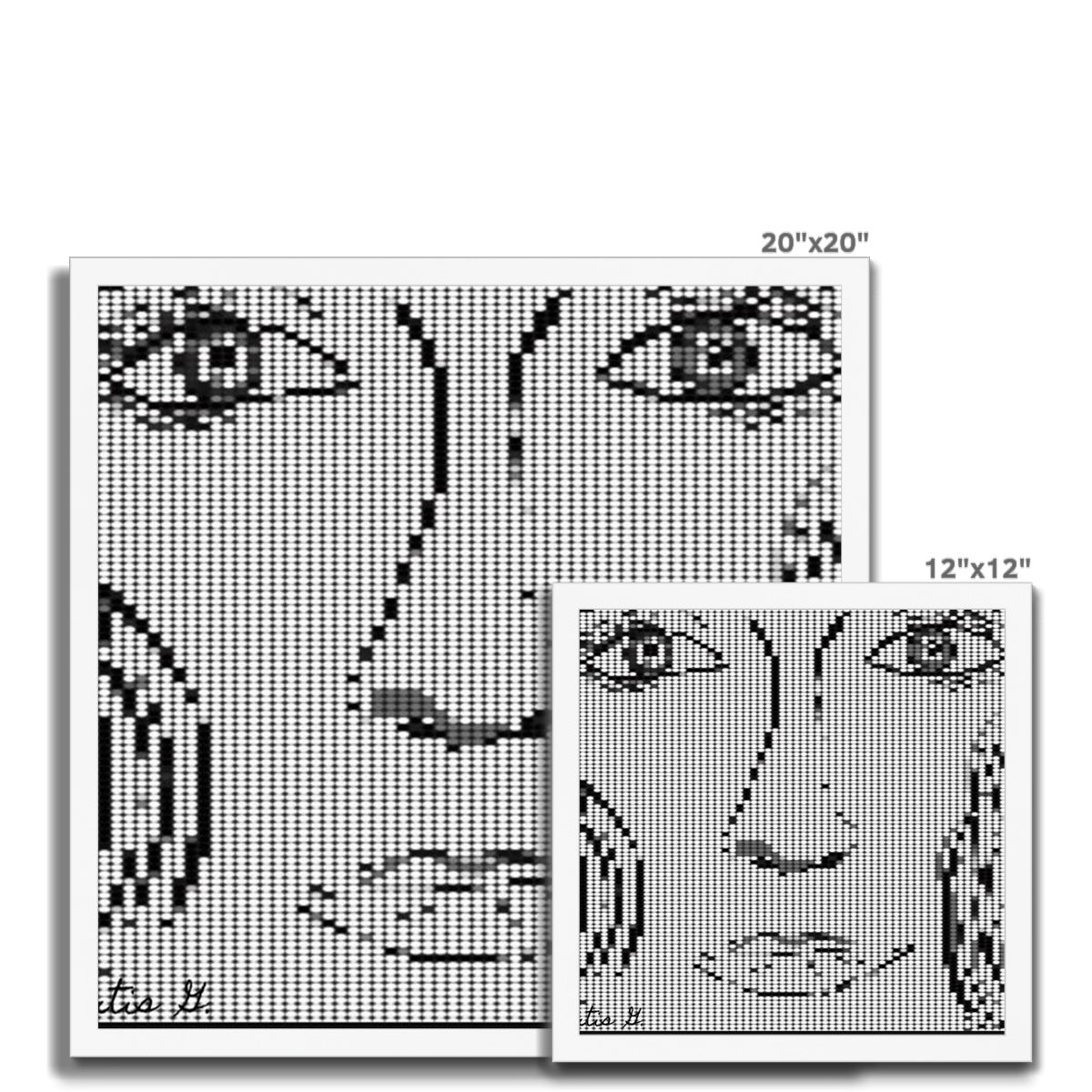 Digital Woman Budget Framed Poster featuring a classic matte print in a high-density wood-effect plastic frame, ideal for stylish home decor.