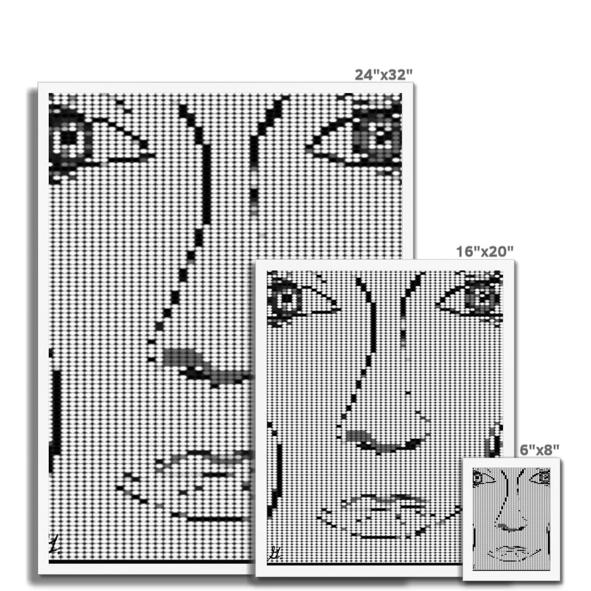 Digital Woman Budget Framed Poster featuring a classic matte print in a high-density wood-effect plastic frame, ideal for stylish home decor.