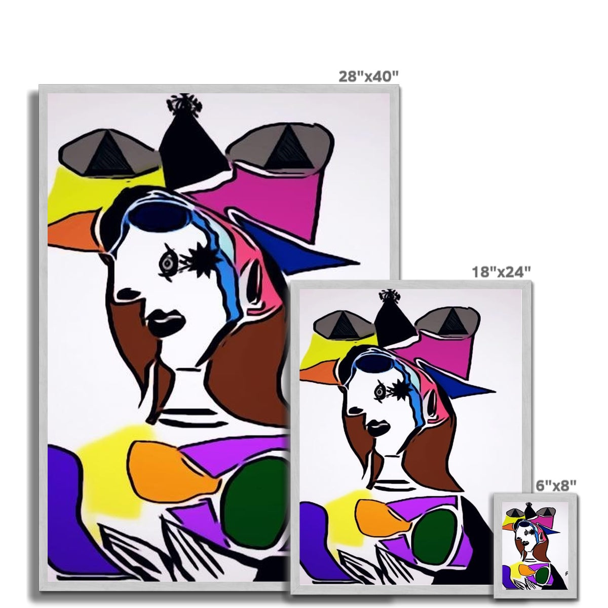 Dora Antique Framed Print showcasing elegant design with a satin finish and textured surface.