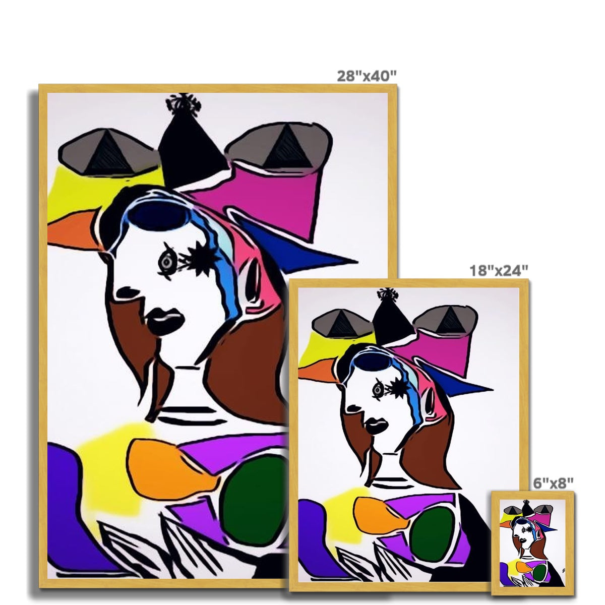 Dora Antique Framed Print showcasing elegant design with a satin finish and textured surface.