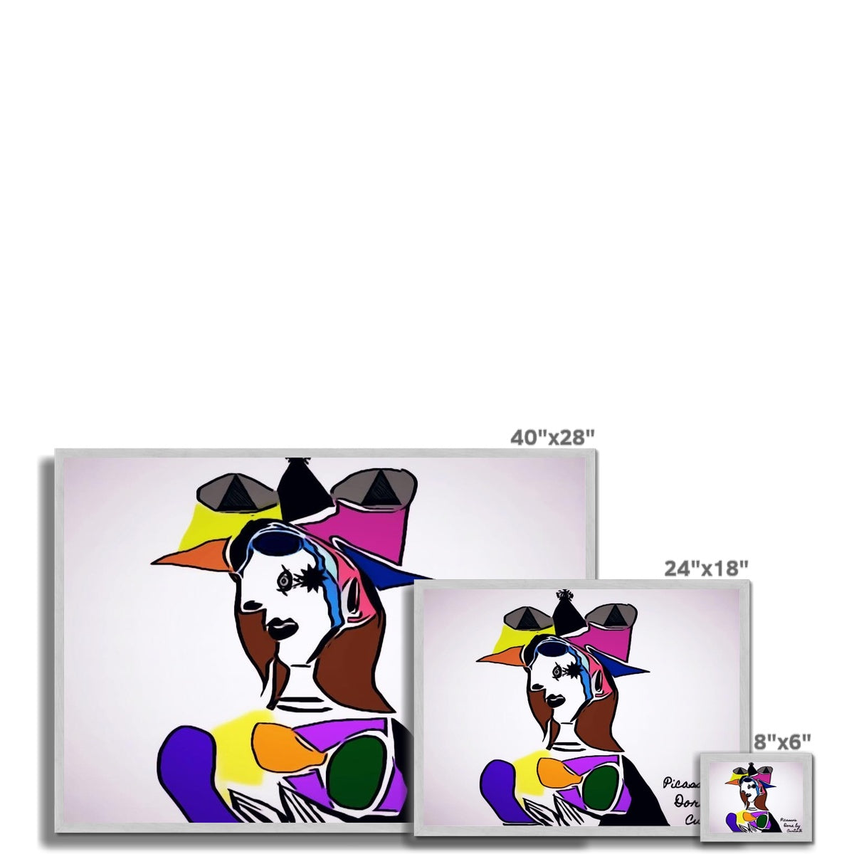 Dora Antique Framed Print showcasing elegant design with a satin finish and textured surface.