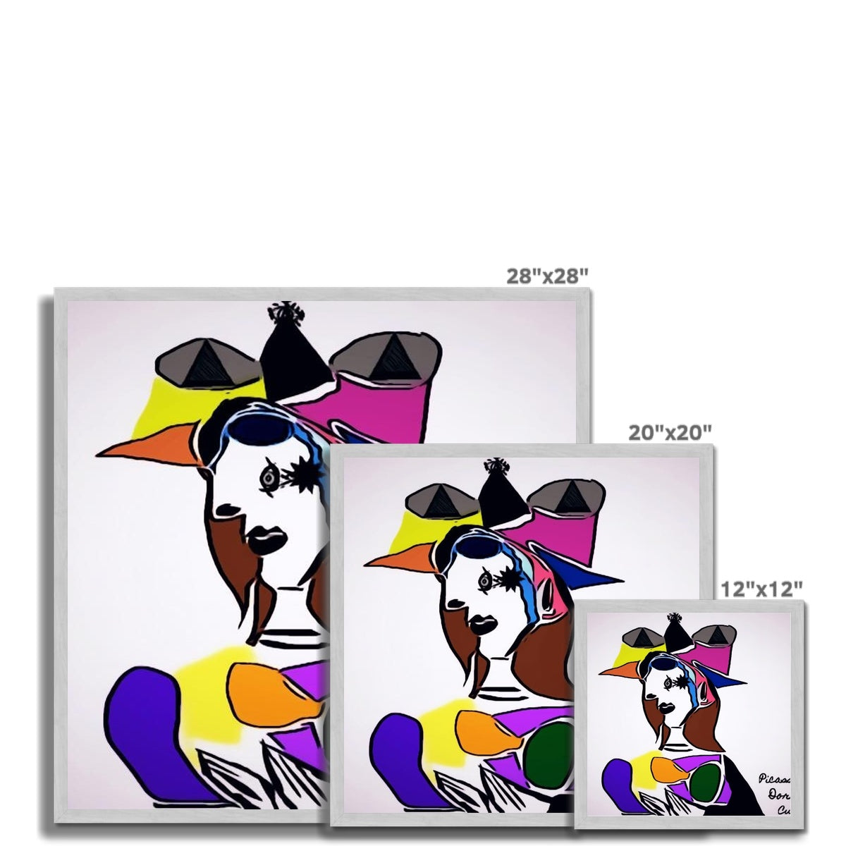 Dora Antique Framed Print showcasing elegant design with a satin finish and textured surface.