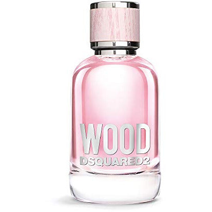 DSquared2 Wood For Her Eau de Toilette bottle with elegant design and natural elements.