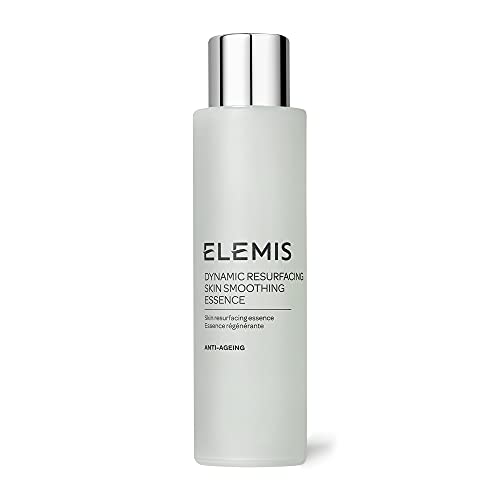 Elemis Dynamic Resurfacing Skin Smoothing Essence Face Cream in a sleek jar, showcasing its luxurious texture and packaging.