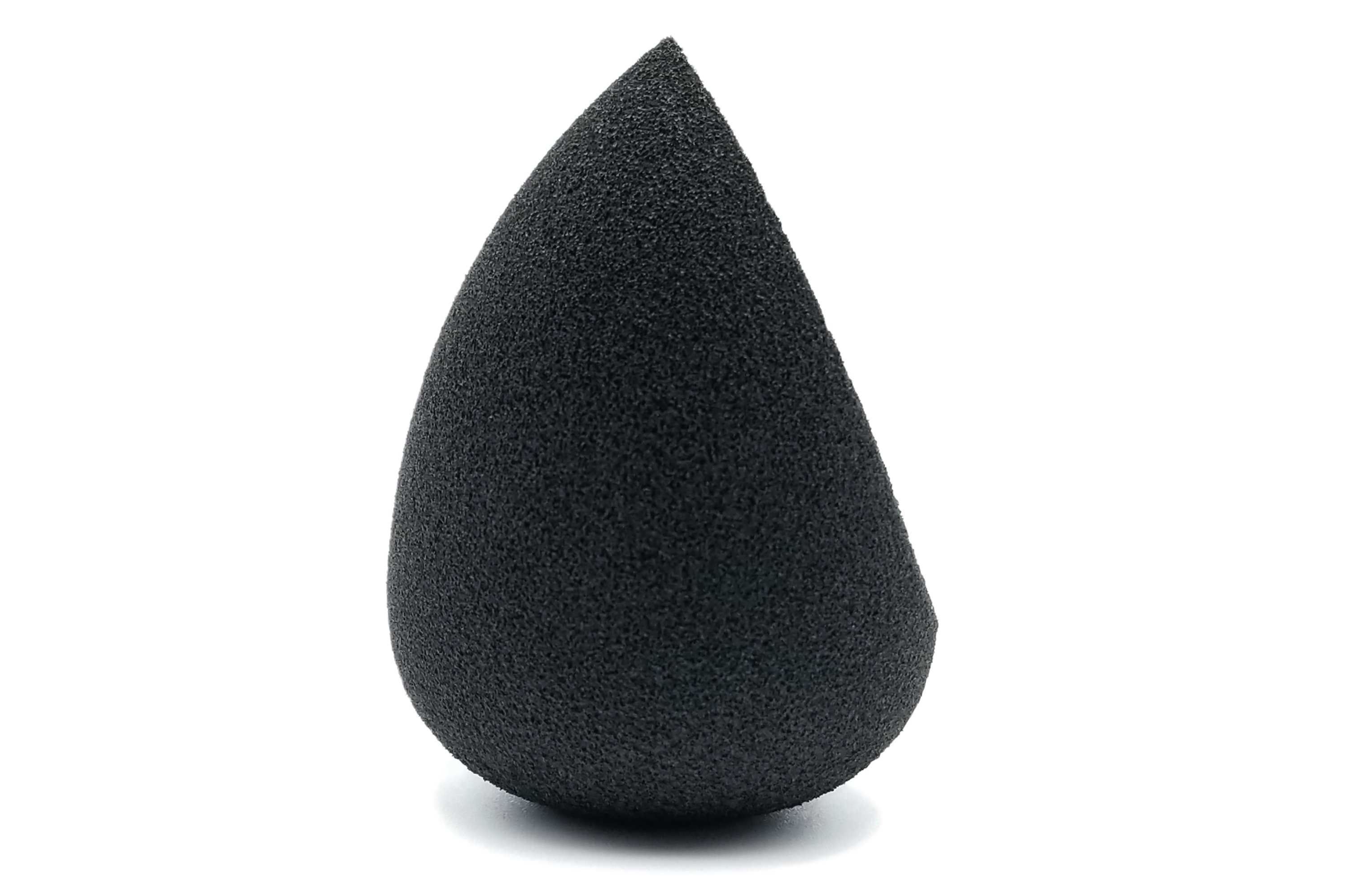 MAMAIA Egg Cut Makeup Blending Sponge in a vibrant color, showcasing its unique egg shape and soft texture for precise makeup application.