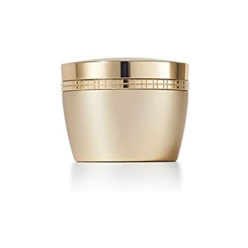 Elizabeth Arden Ceramide Premiere Moisture & Renewal Eye Cream in a sleek jar, showcasing its luxurious design and rich texture.