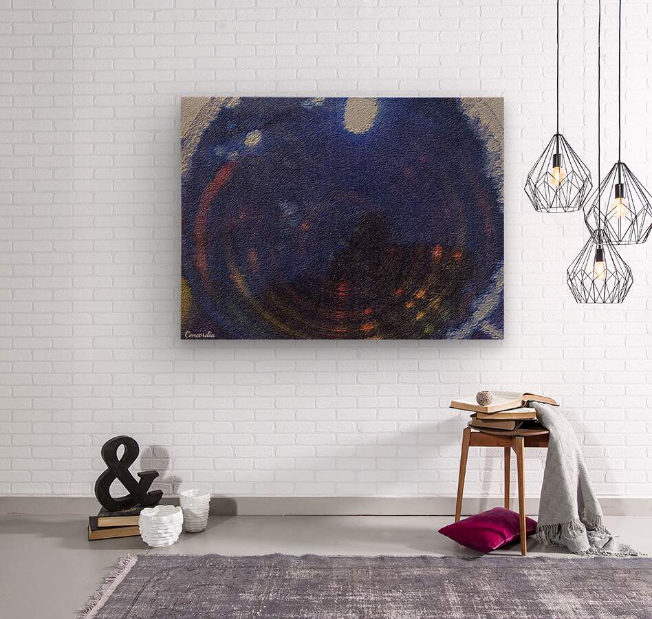 Embossed - Art By Concordia featuring various print options including canvas, acrylic, wood, and metal, showcasing vibrant colors and artistic detail.