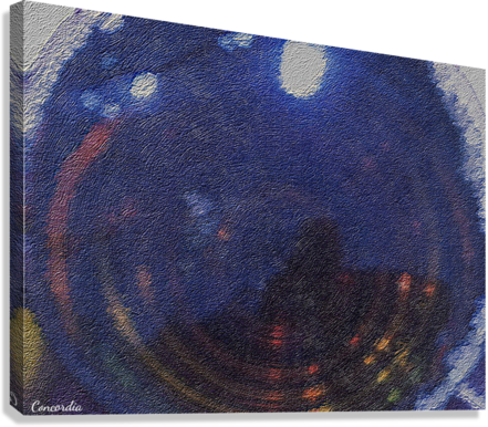 Embossed - Art By Concordia featuring various print options including canvas, acrylic, wood, and metal, showcasing vibrant colors and artistic detail.