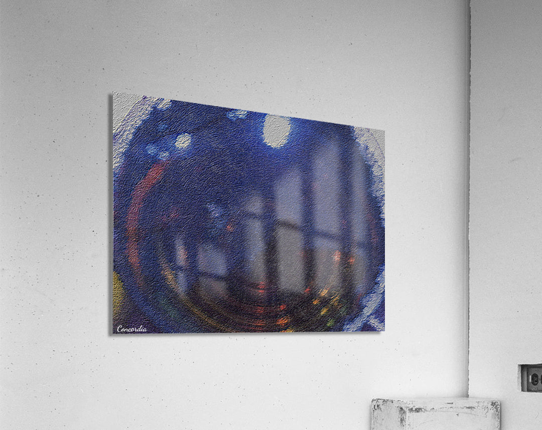 Embossed - Art By Concordia featuring various print options including canvas, acrylic, wood, and metal, showcasing vibrant colors and artistic detail.