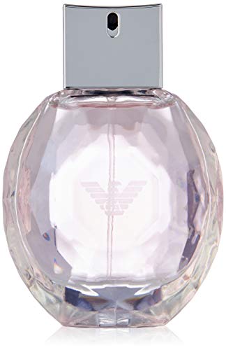 Emporio Diamonds Rose Eau de Toilette bottle with elegant design and sparkling cap.