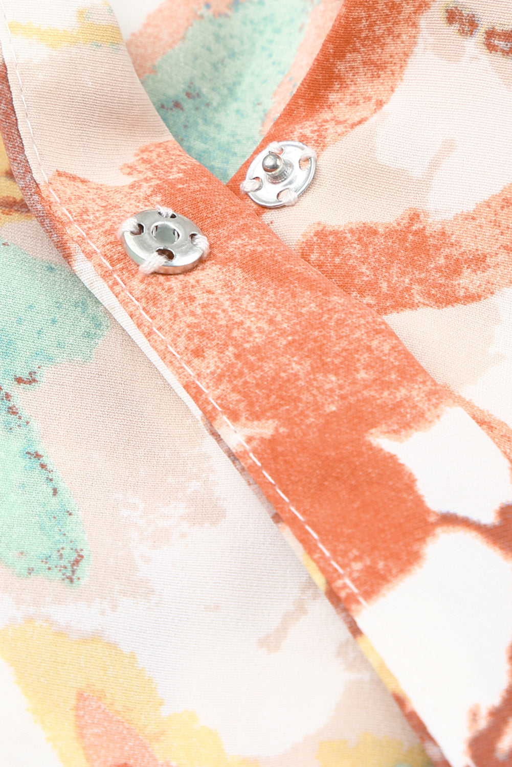 Floral Print Wrap Long Sleeve Blouse featuring a v-neck and puff sleeves, perfect for stylish office wear or casual outings.