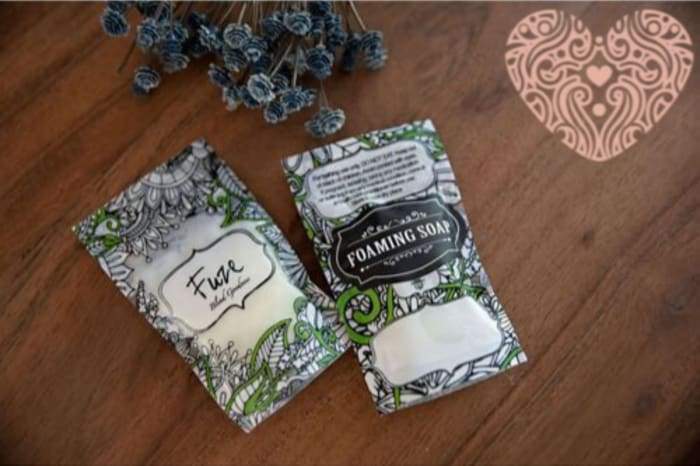 Foaming Essential Oil Hand Soap Refill Packet - Romance featuring jasmine and pheromones for a sensual handwashing experience.