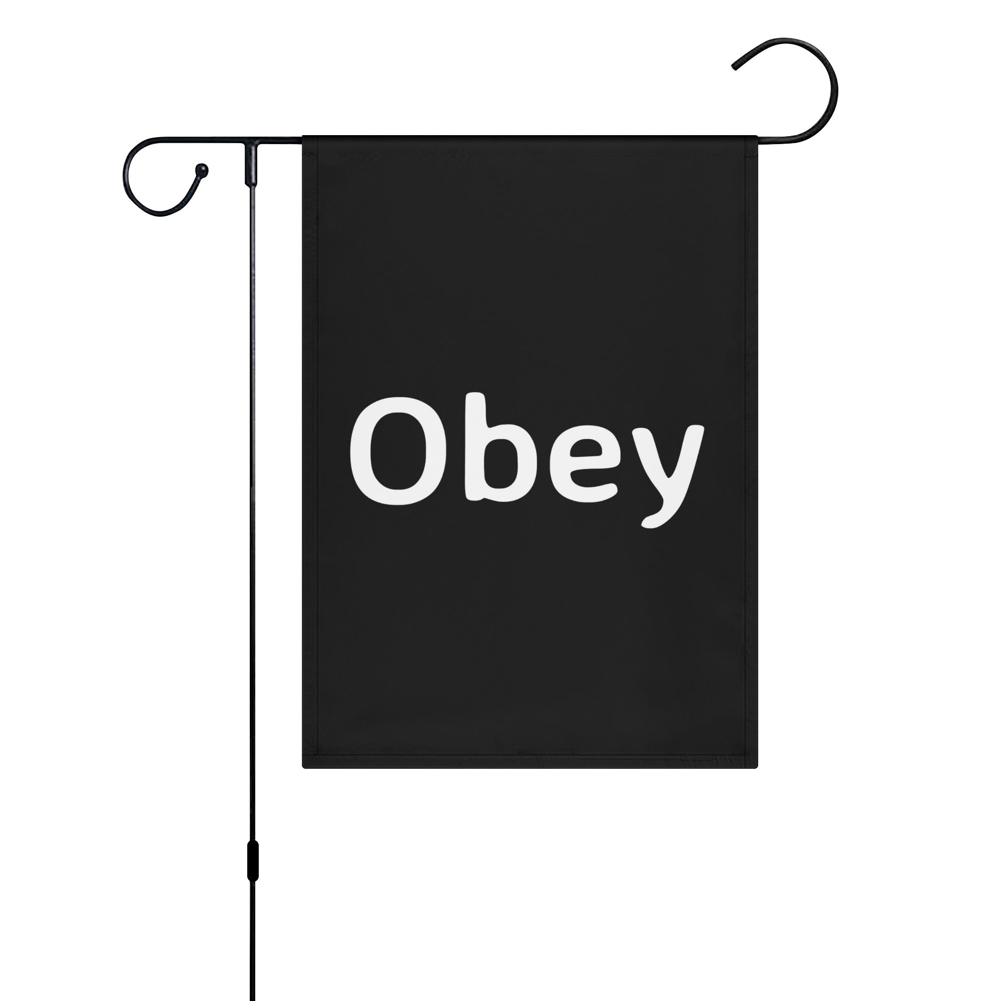 Colorful garden flag measuring 12.5 x 18 inches, made from durable polyester with double-sided printing.