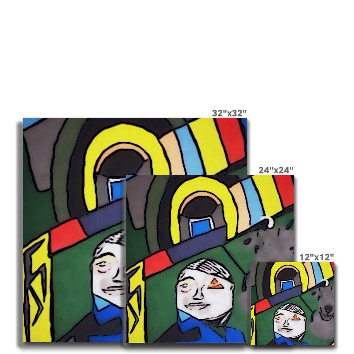 G.O.A.T. Canvas showcasing a vibrant, high-quality art print on finely textured cotton canvas with professional framing.