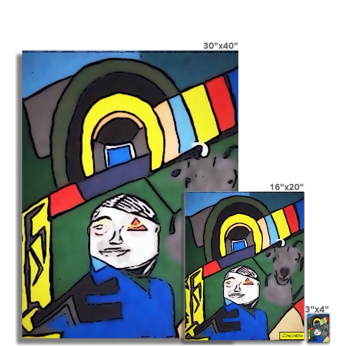 G.O.A.T. C-Type Print showcasing vibrant colors and brilliant whites on silver halide color paper.