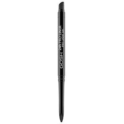 GOSH 24H Pro Liner Eye Liner in 001 Black, showcasing its sleek design and precision tip for easy application.