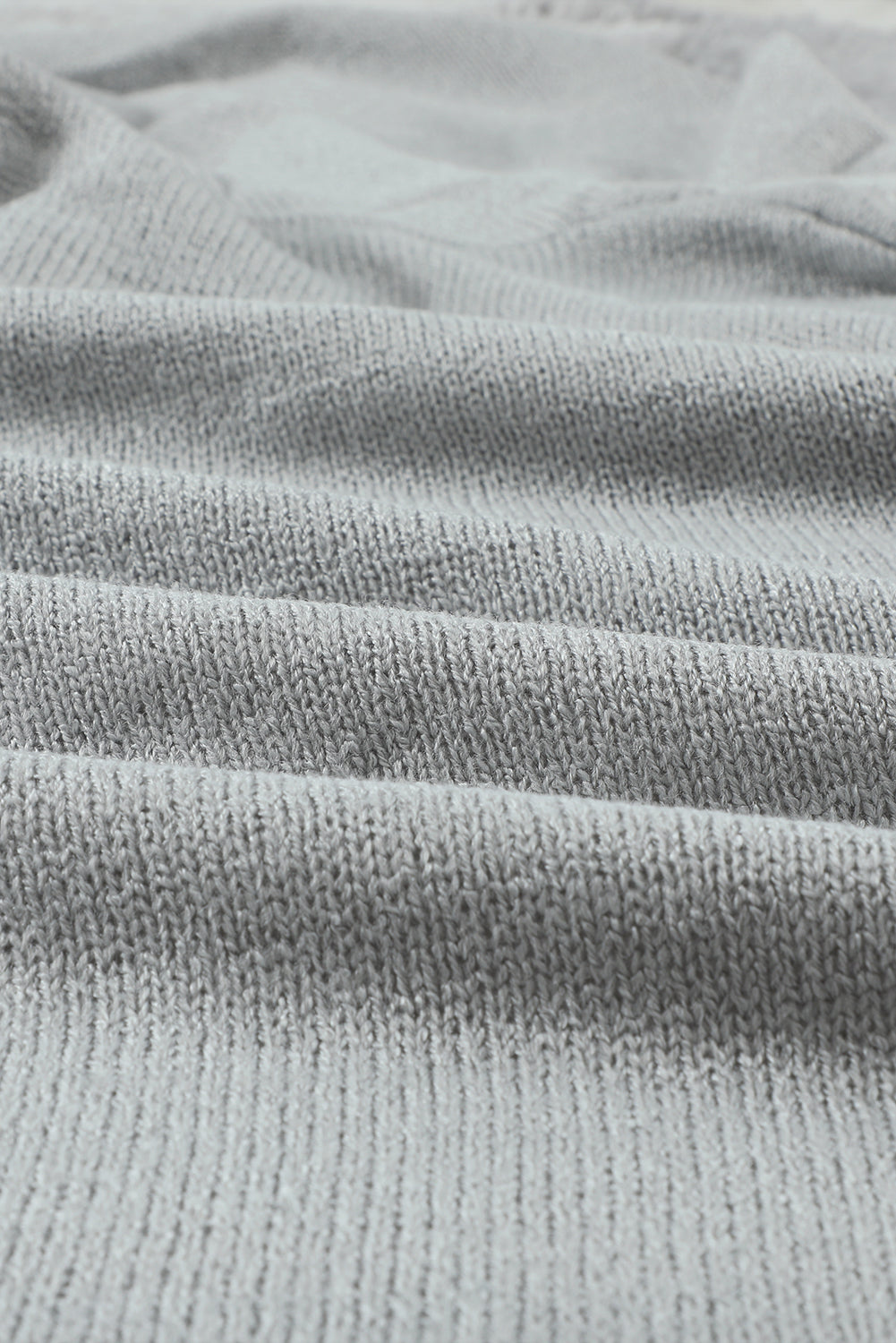 Gray Black/Gray/Brown Open Front Hooded Sweater Cardigan displayed on a mannequin, showcasing its stylish design and cozy fabric.