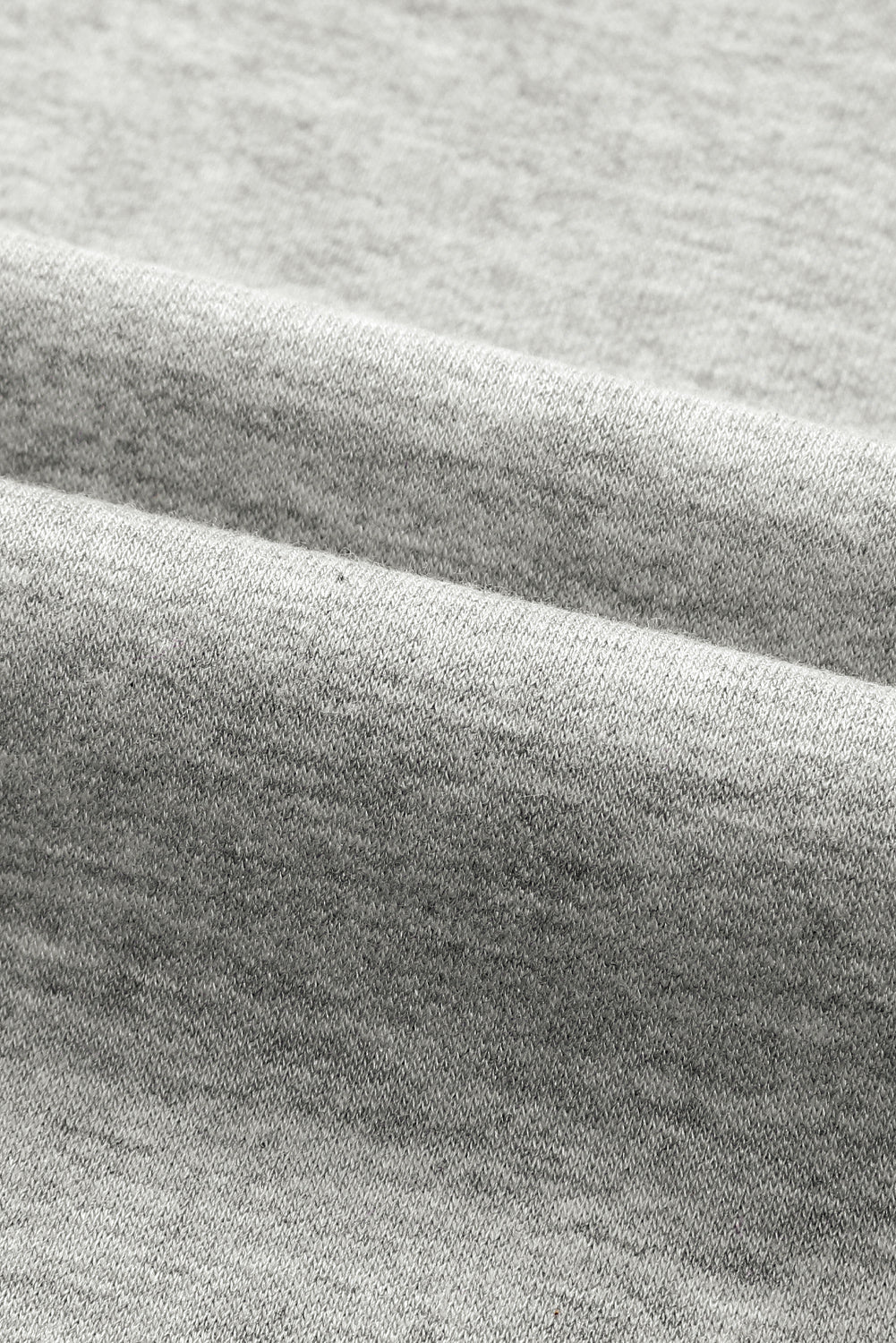 Gray sweatshirt featuring a leopard cowl neck design, drop shoulder, and splicing sleeves with animal print cuffs, perfect for casual wear.