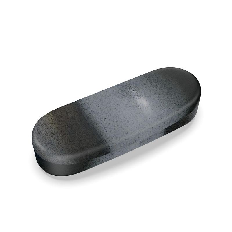 Stylish Hard Glasses Case made from shatterproof plastic, featuring a molded felt lining and microfiber cleaning cloth.