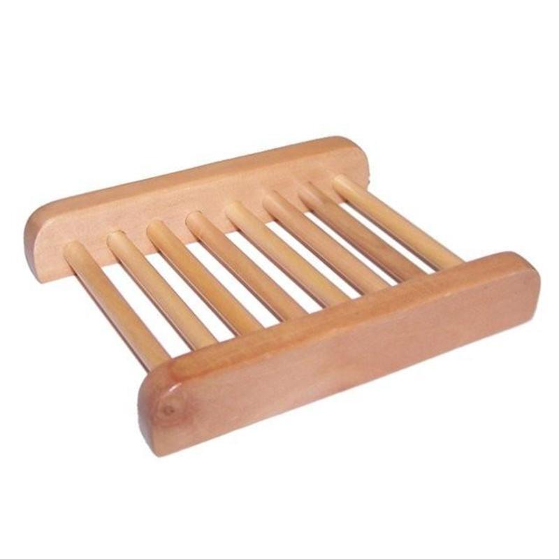 Hemu Ladder Soap Dish made from sustainable Indian hemu wood, featuring a unique ladder design for optimal soap aeration and drainage.