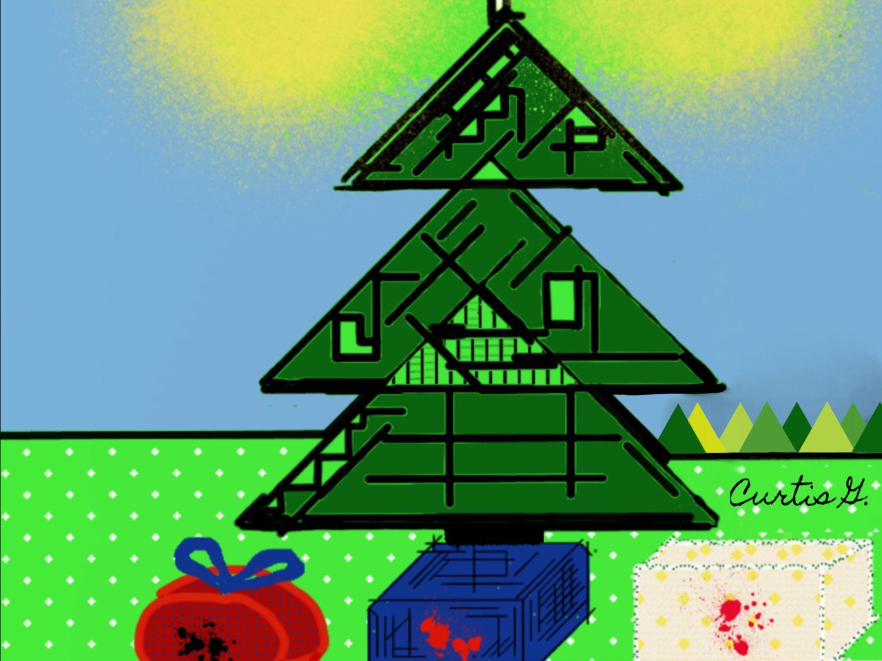 I Hate Christmas NFT artwork displayed on a digital platform, showcasing its unique design.