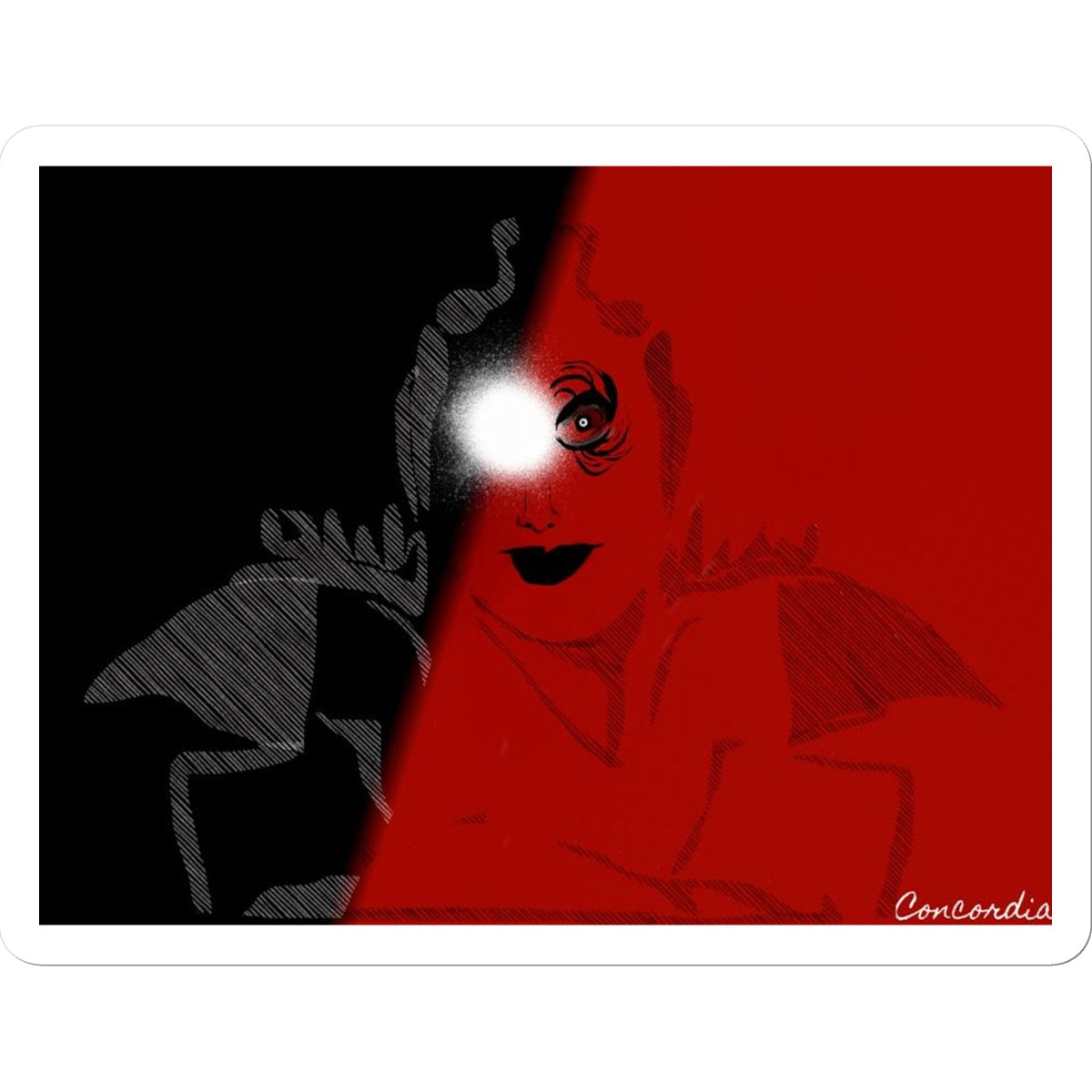 I See You Sticker on a white background, showcasing vibrant colors and unique design.