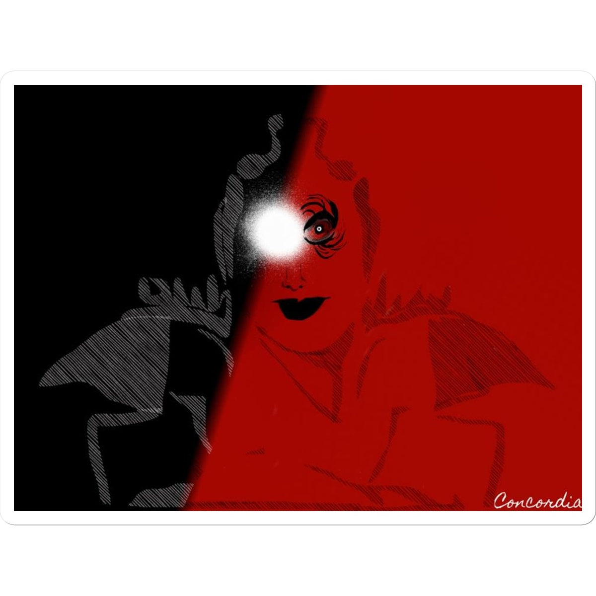 I See You Sticker on a white background, showcasing vibrant colors and unique design.