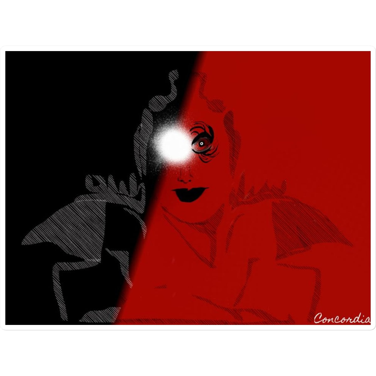 I See You Sticker on a white background, showcasing vibrant colors and unique design.